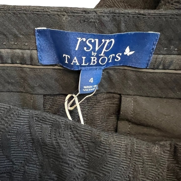 Talbots - NWT RSVP Floral Tweed Feminine Dress Pants Business Trouser Sz 4 - Picture 6 of 9